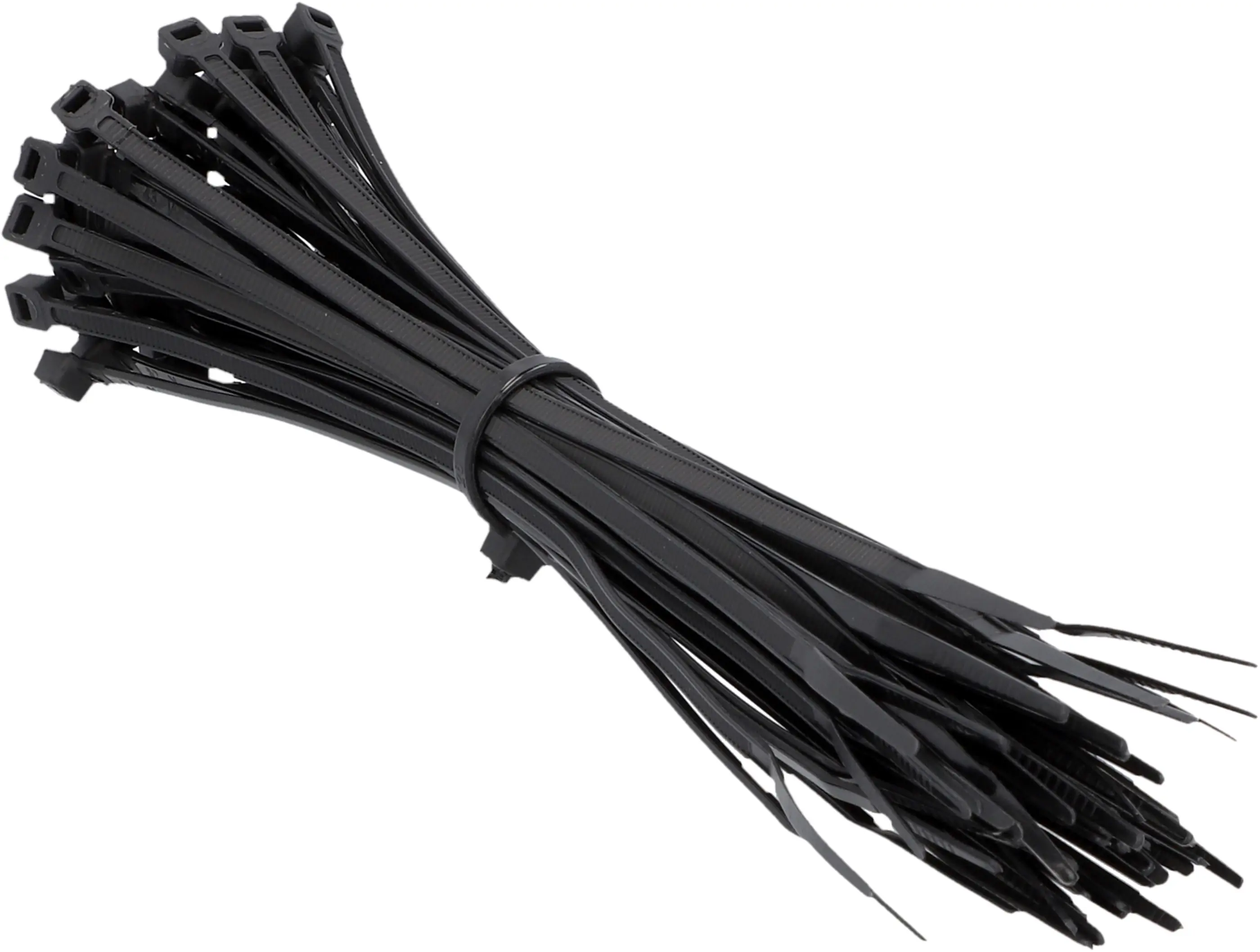UniTec Kabelbinder schwarz 20 cm 50 Stück