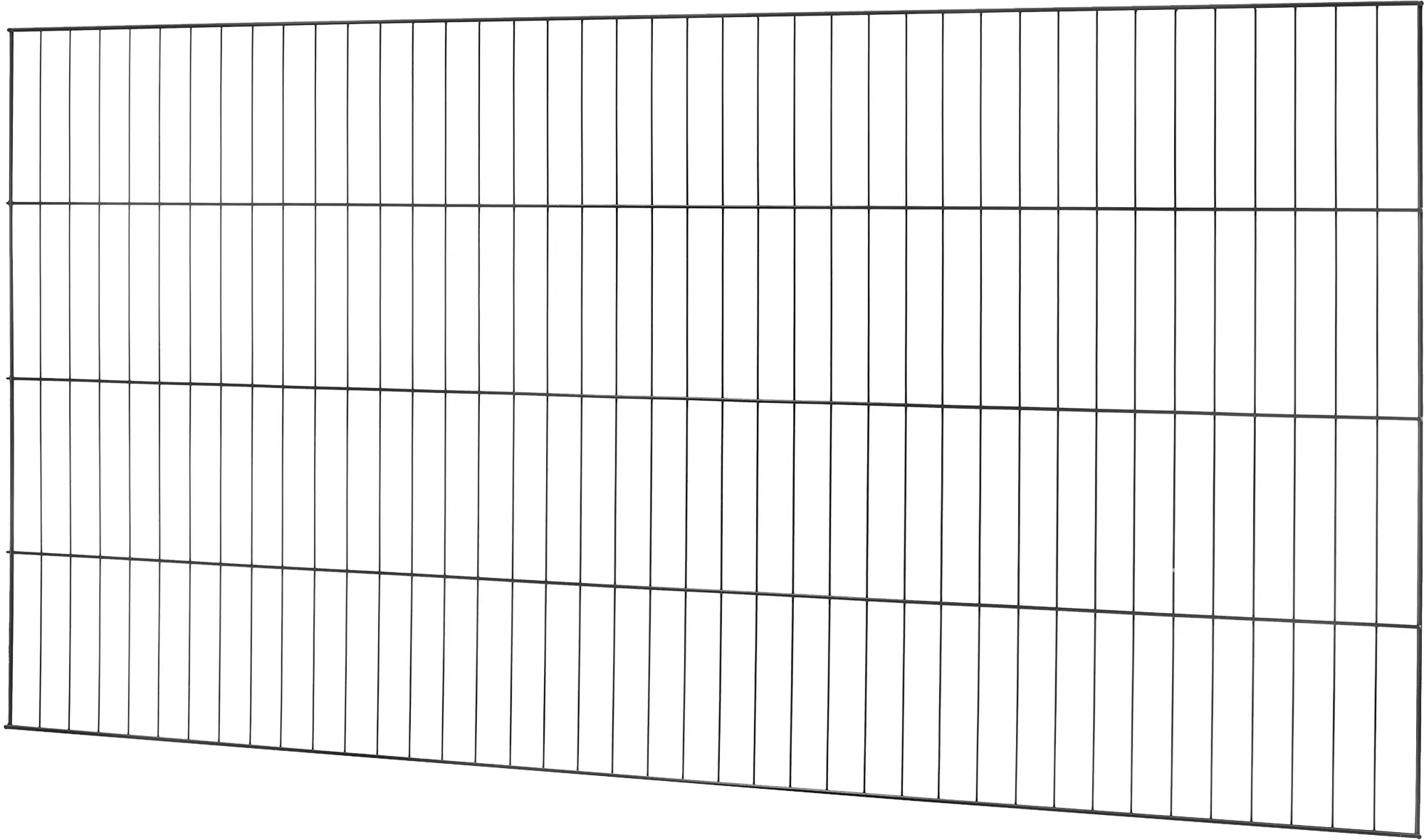 Floraworld Einstabmatte-Zaun Classic 200 x 100 cm anthrazit