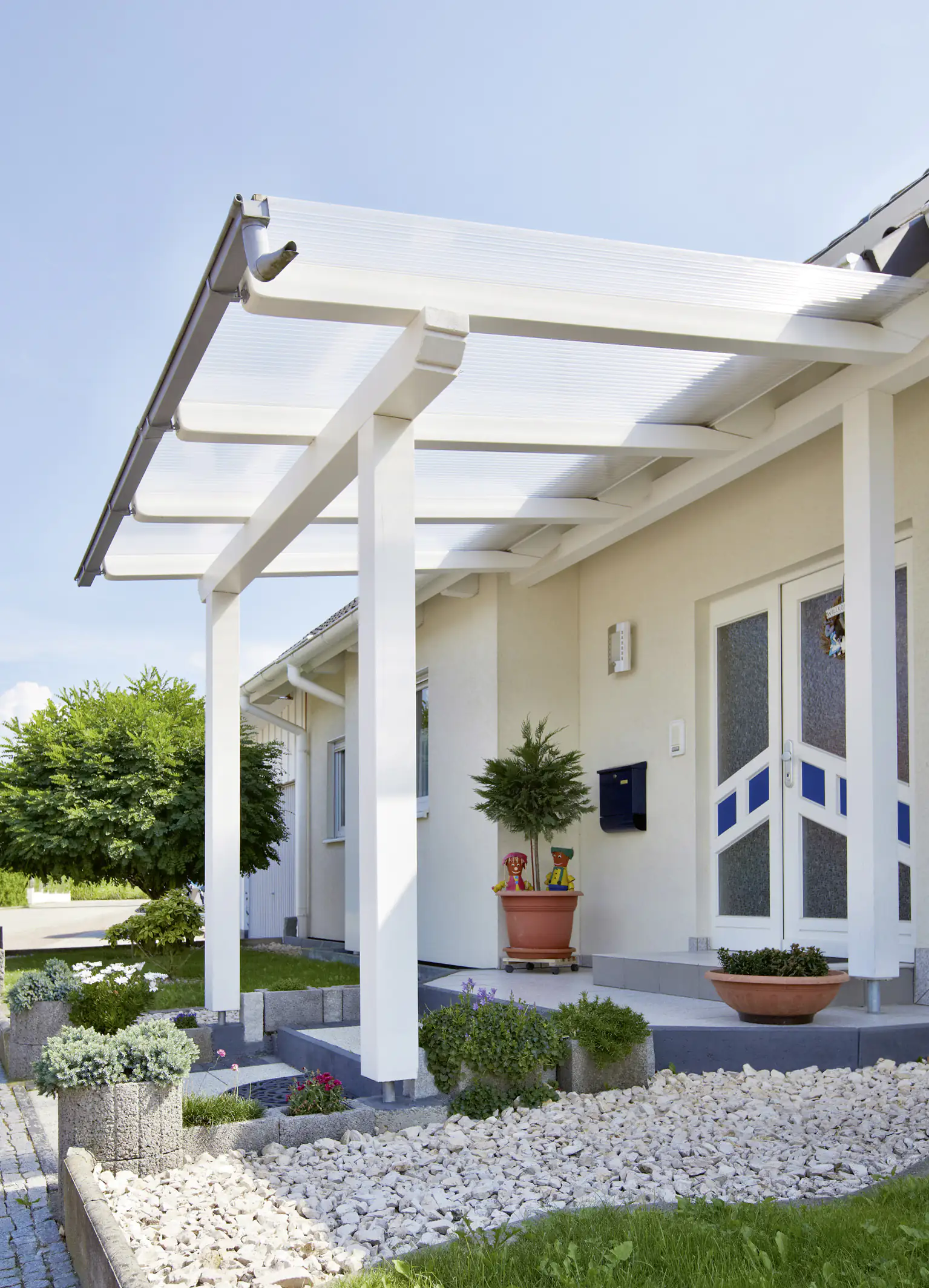 Gutta Polycarbonat-Doppelstegplatte 300 x 98 cm 16 mm klar