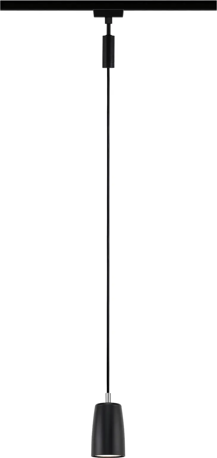 Paulmann URail Pendelleuchte Cover schwarz matt 6,5 x 122 cm GU10