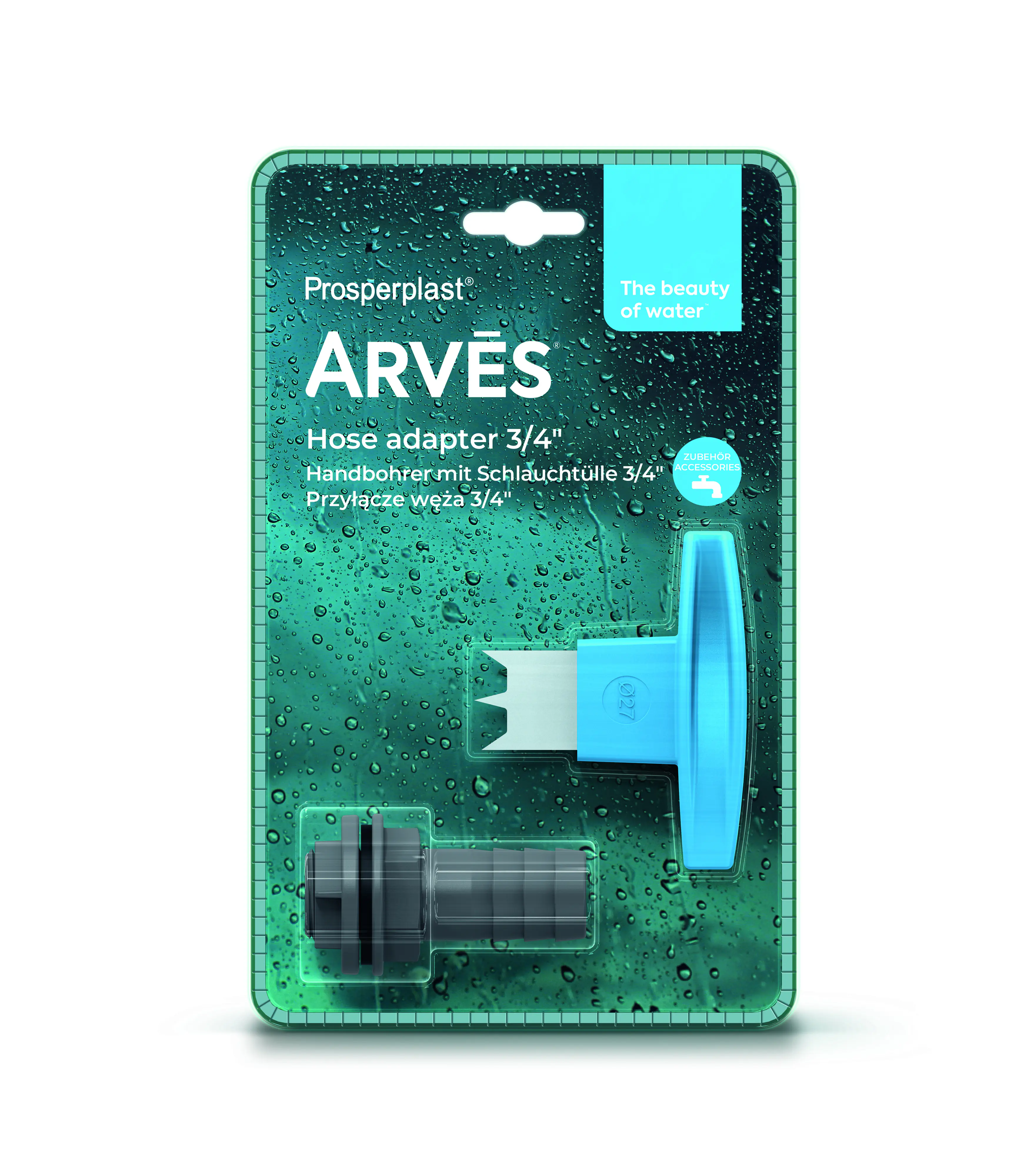 Prosperplast Handbohrer mit Schlauchtülle Arves 25 mm (3/4'')