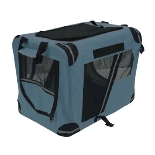 TrendLine Tiertansportbox 80 x 55 x 60 cm blau