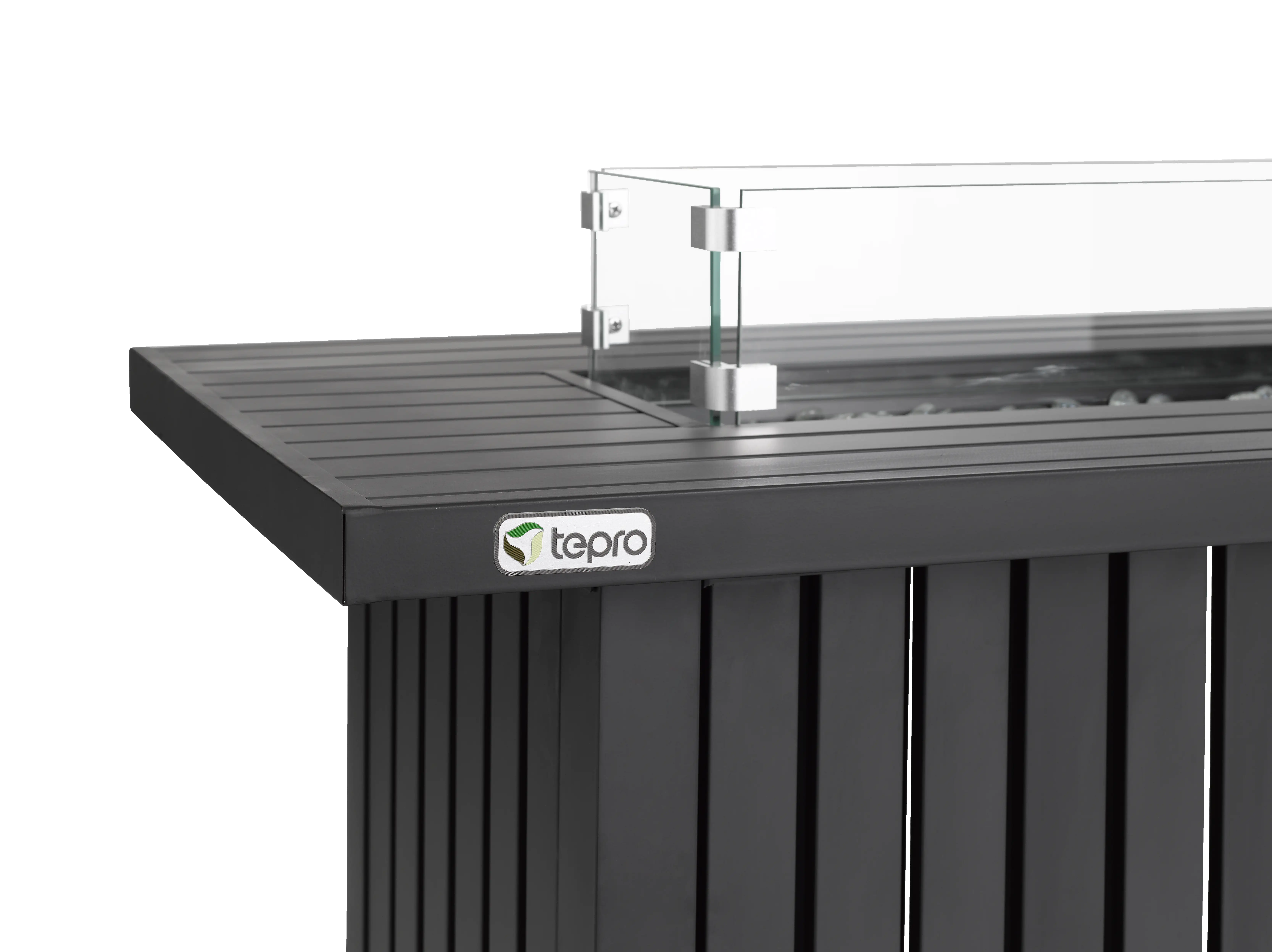 Tepro Gasfeuerstelle Topeka XL anthrazit