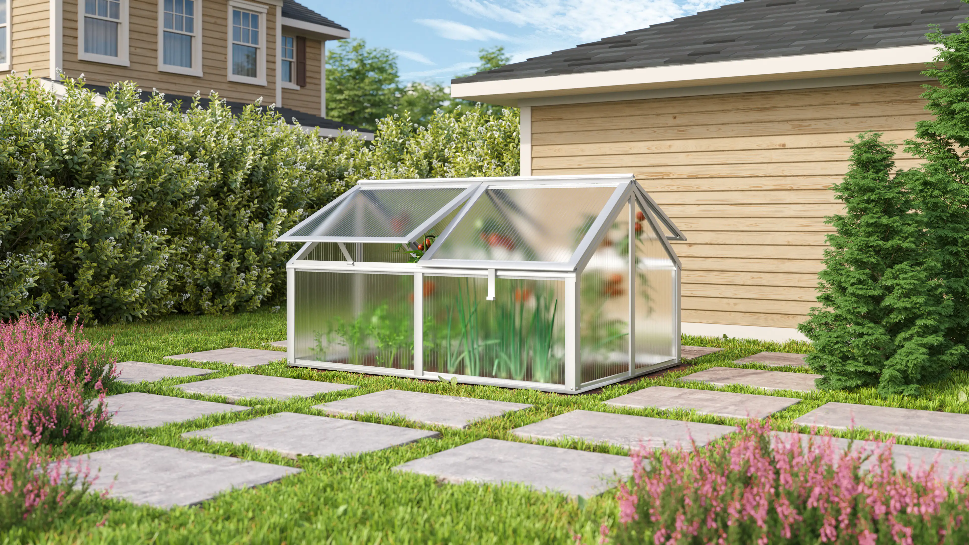 Vitavia Hochfrühbeet Zola 89 x 124 x 71 cm 4 mm HPK
