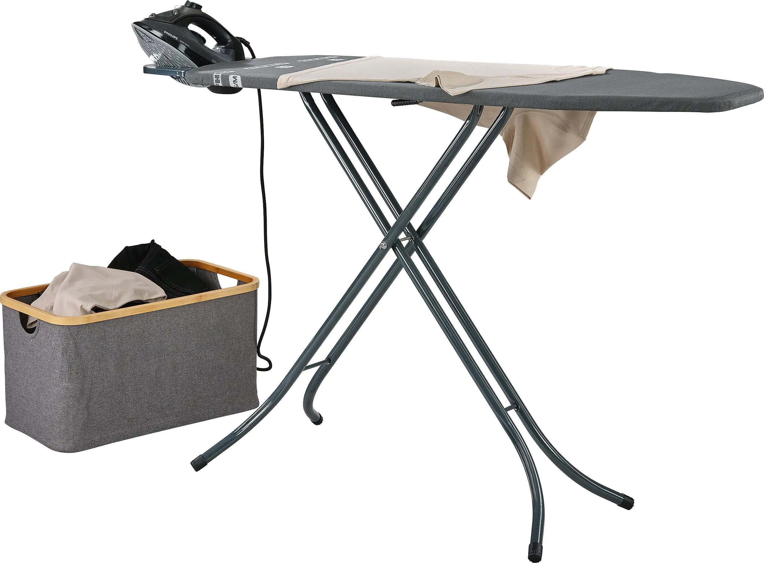 Leifheit Bügelbrett Classic M Black 120 x 38 cm