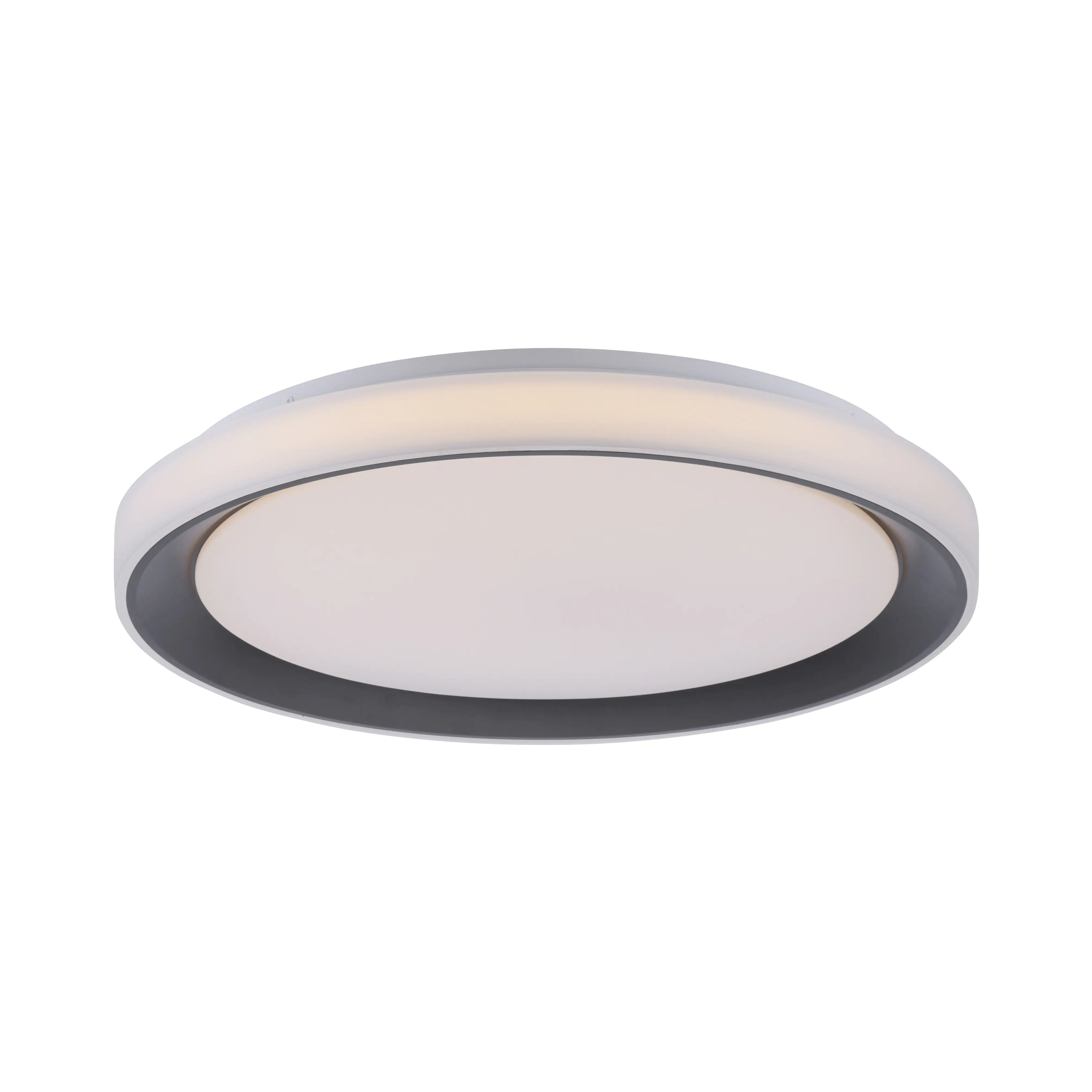 JustLight LED Deckenleuchte Disc Lola Smart schwarz, Smart Home
