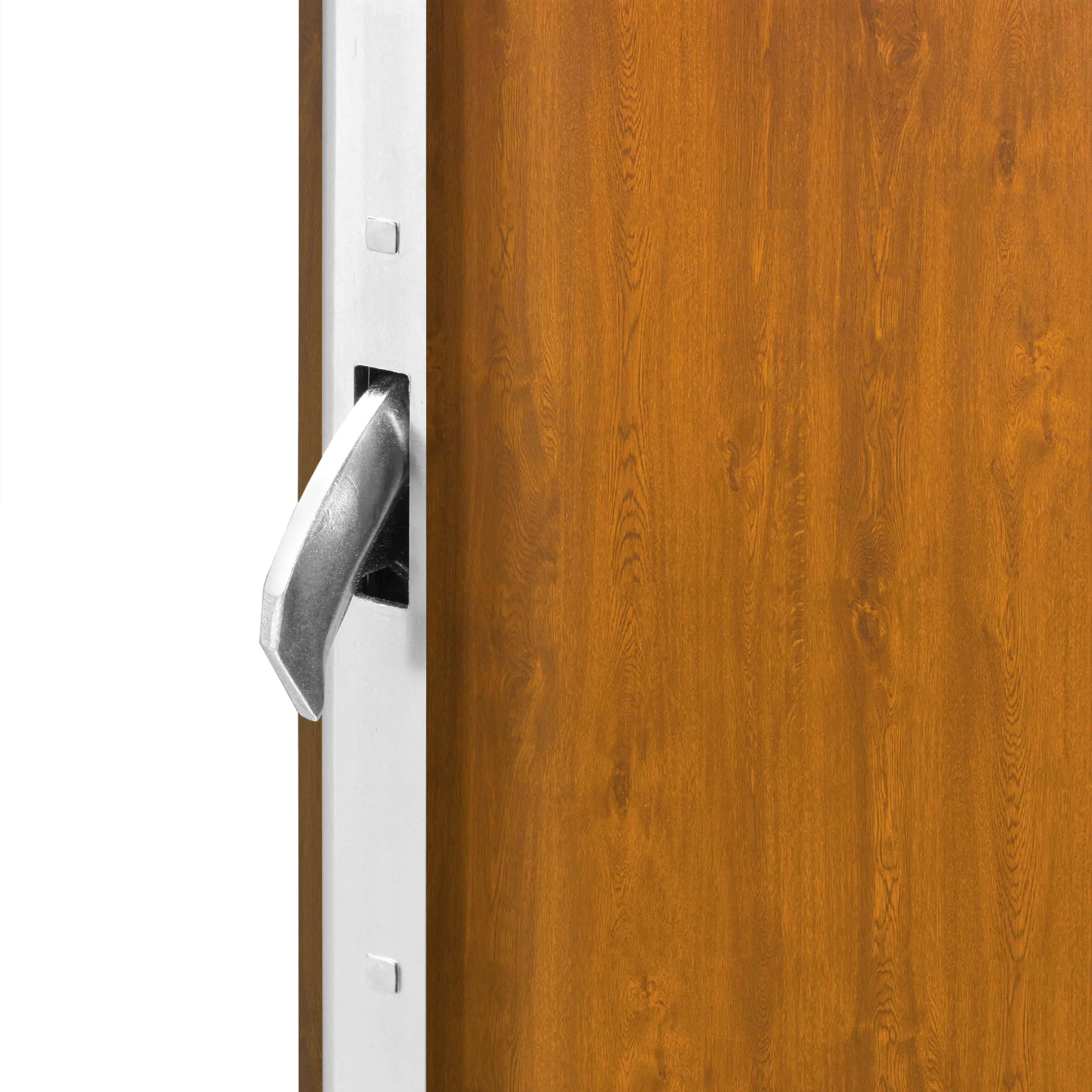 Splendoor Haustür Passivedoor Premium B05 Golden Oak DIN Links 100 x 210 cm