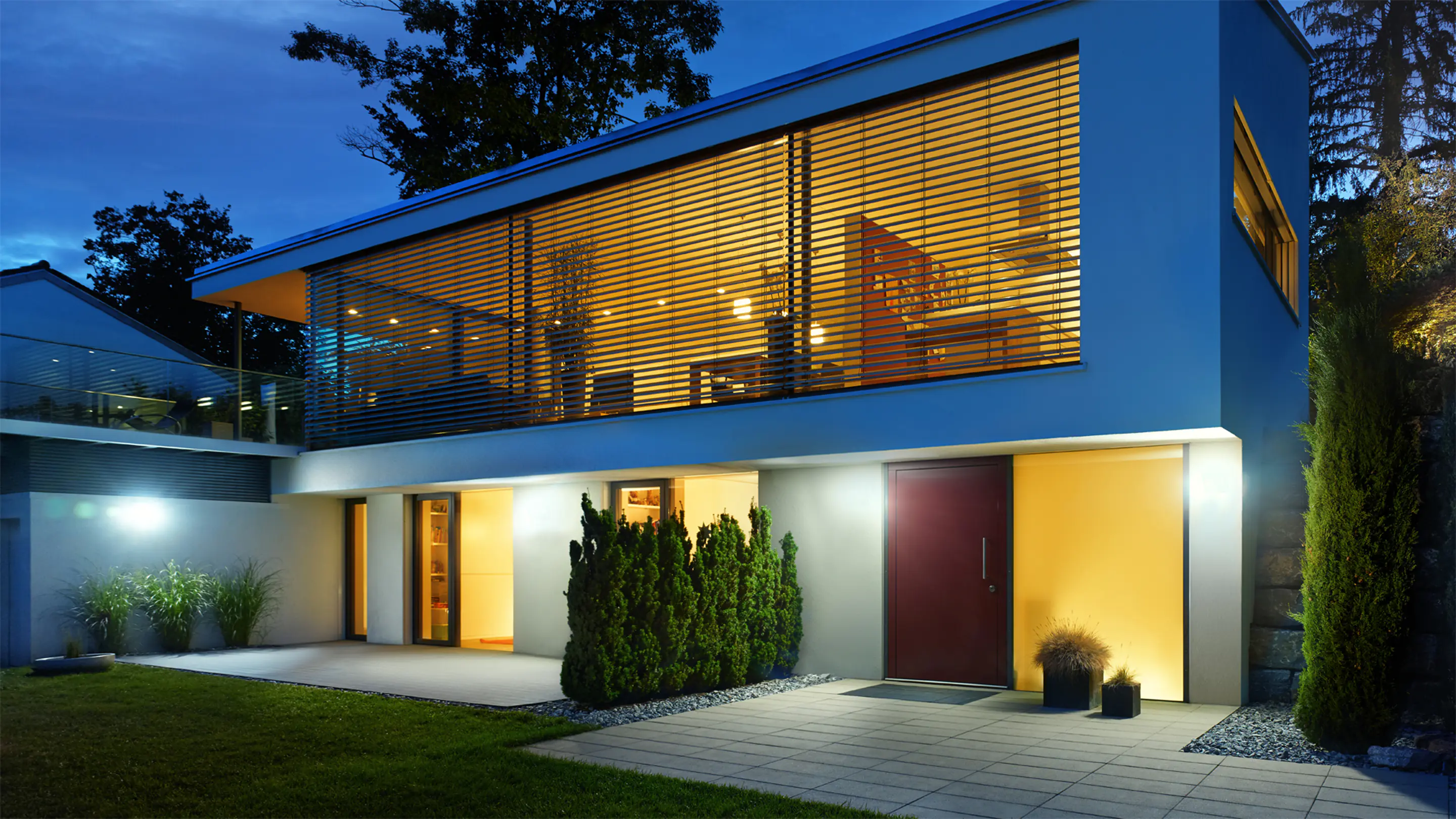 Steinel Strahler XLED Home curved S Anthrazit mit Bewegungsmelder, Sensor