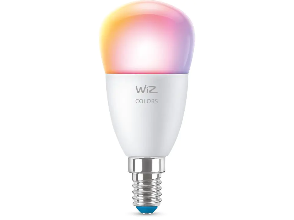 WIZ LED-Leuchtmittel Tropfenform P45 E14 5W warmweiß bis kaltweiß smart RGB