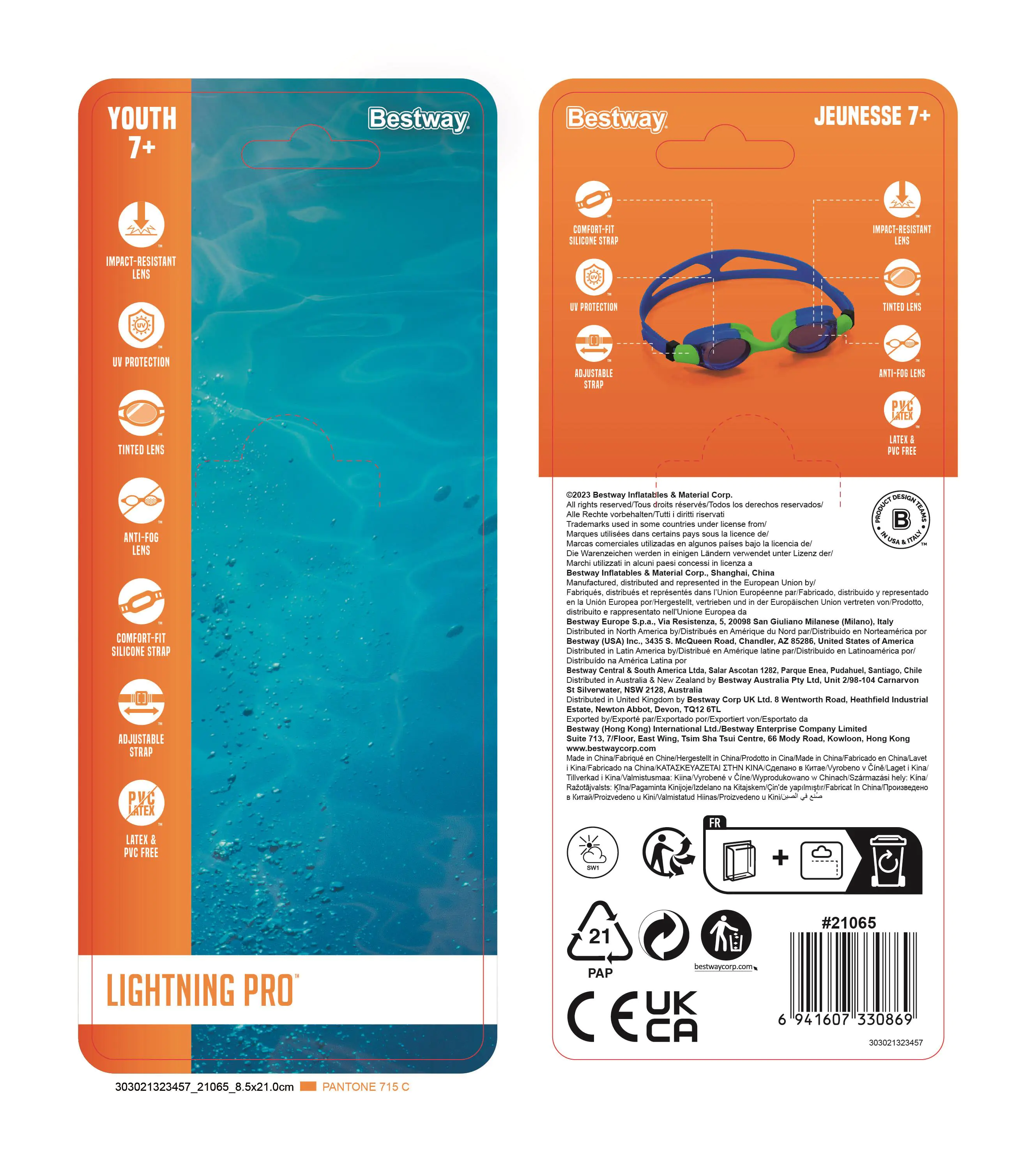 Bestway Schwimmbrille Lightning Pro