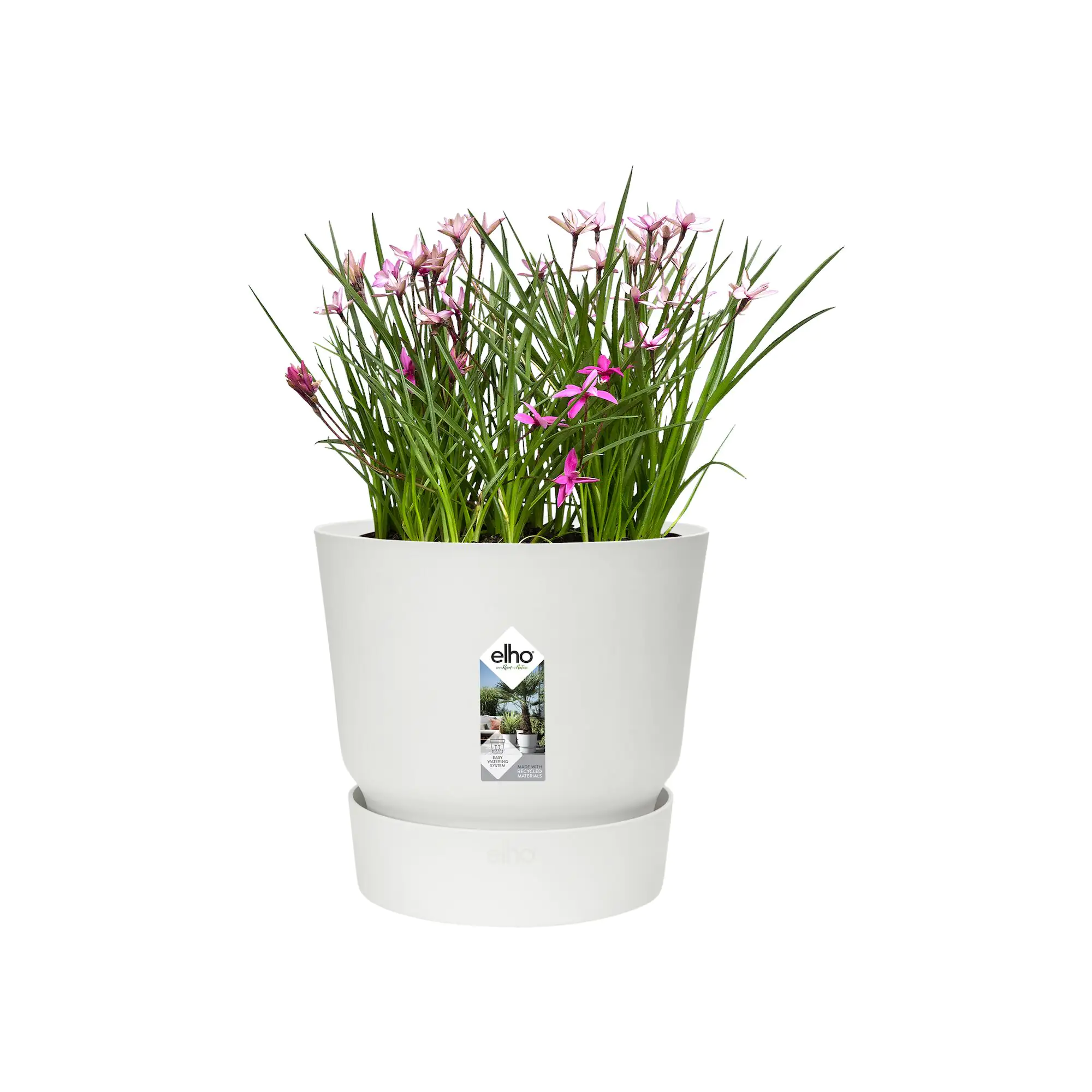 Elho Pflanztopf Greenville Ø 25 x 23 cm weiß
