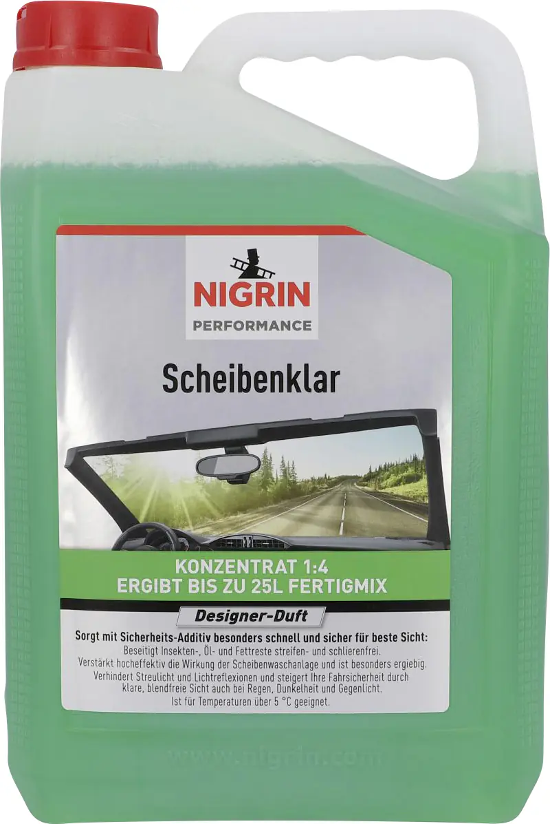Nigrin Performance Scheibenklar Konzentrat 1:4 5 L