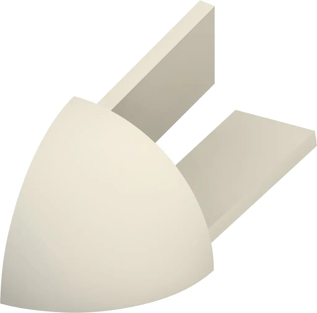 alfer Aussenecken 11.5 mm 11.5 mm PVC (Kunststoff) glatt beige