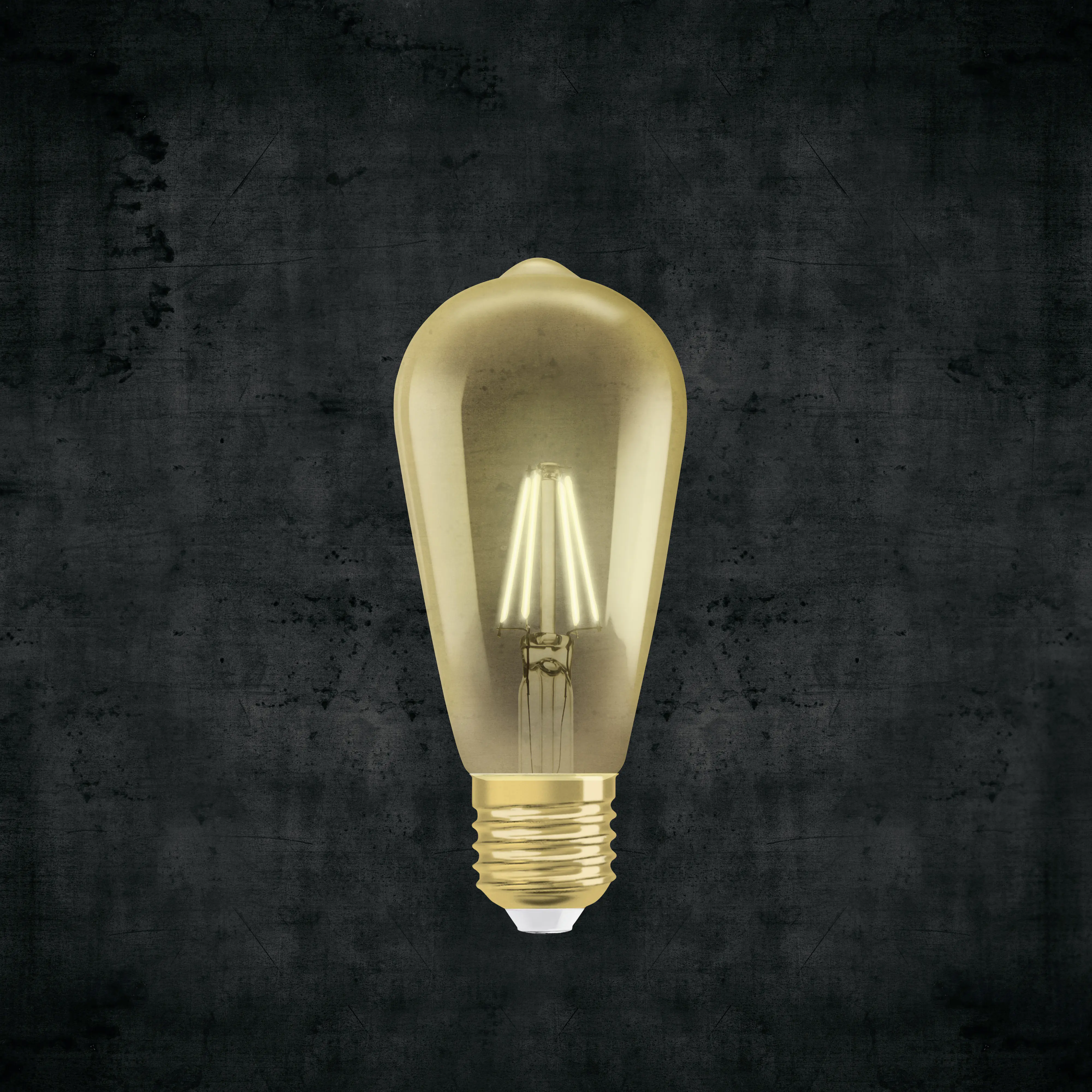 Osram LED Leuchtmittel Edison E27 6,5 W warmweiß amber
