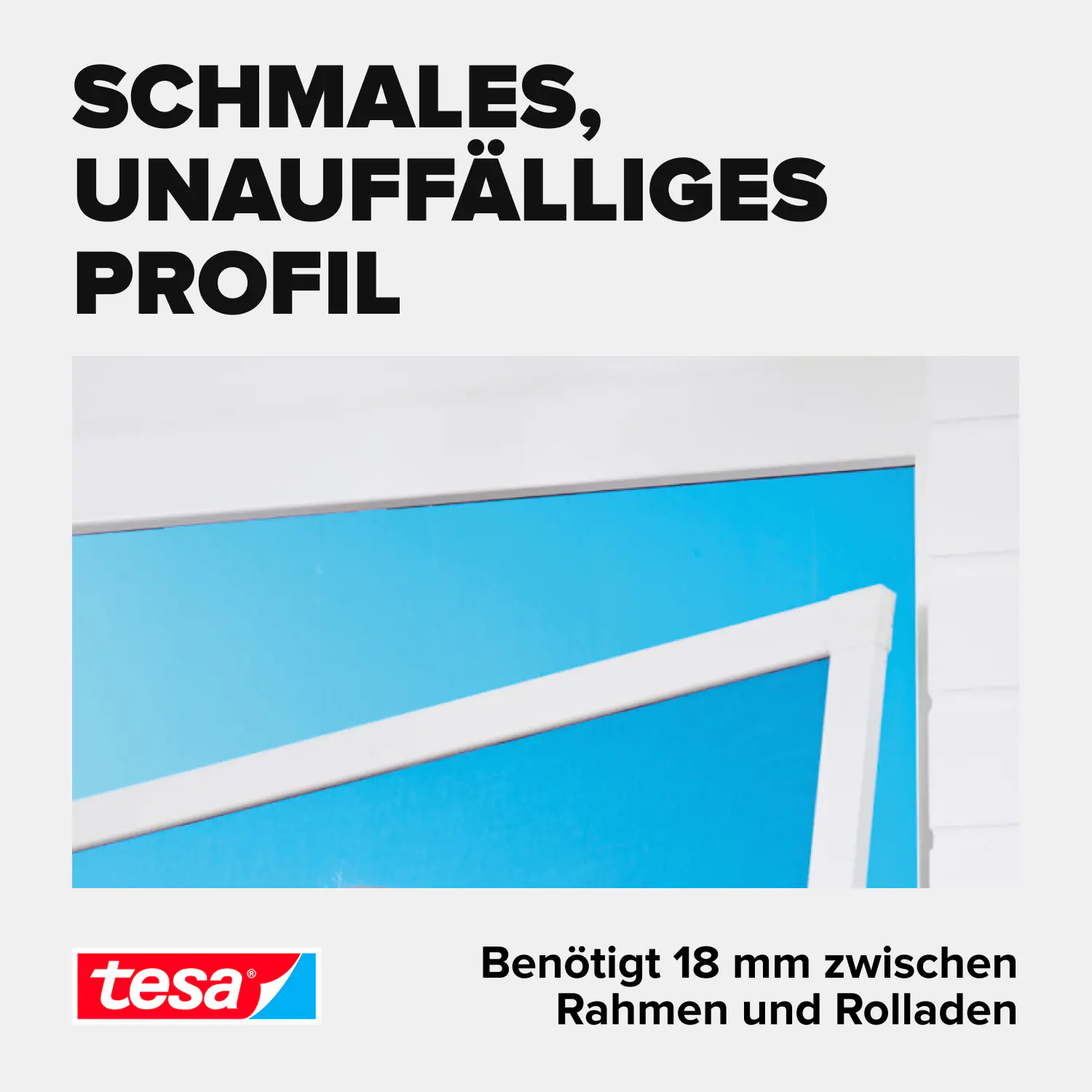 tesa Fliegengitter-Tür Comfort Alurahmen 100 x 220 cm weiß
