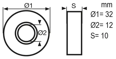Kugellager 32 x 10 mm, 3 Stück