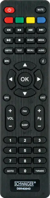 Schwaiger Satelliten Receiver DSR400HD - Full HD (DVB-S2) Free to Air