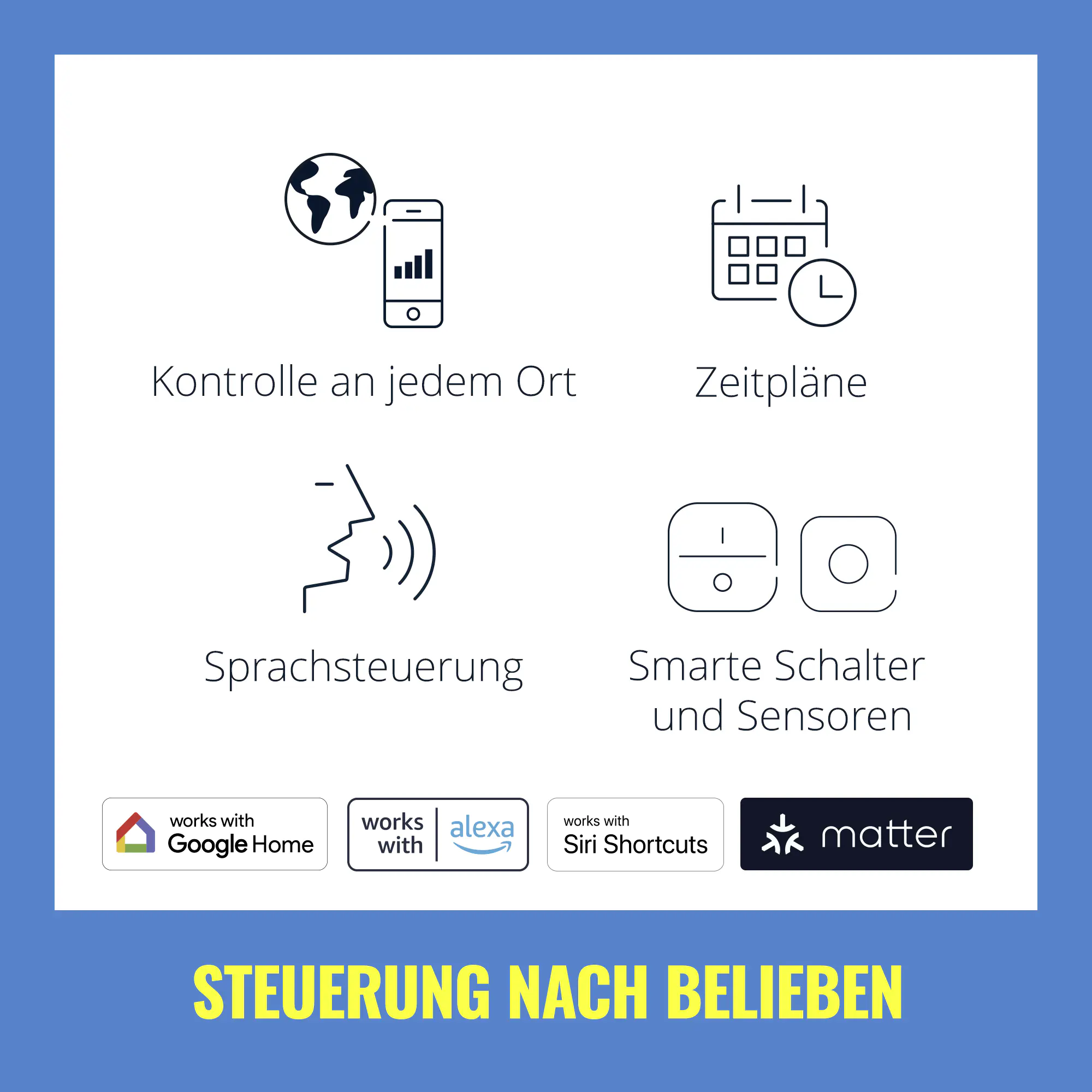 WiZ LED-Streifen White & Color 1-flammig weiß Farbwechsler 