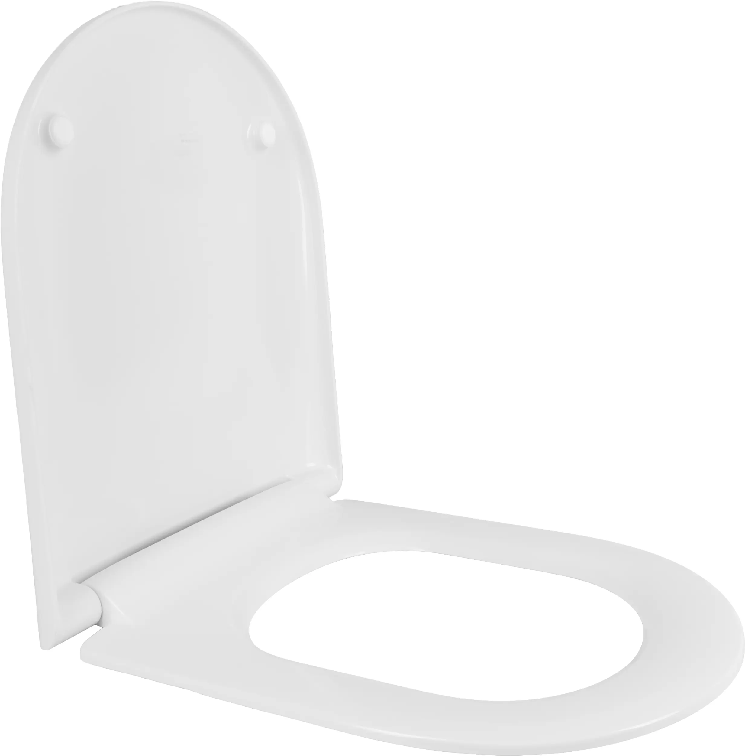 Primaster WC-Sitz mit Absenkautomatik D-Form weiß