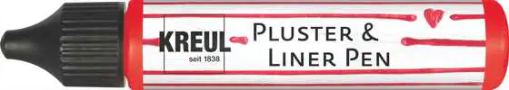 Kreul Pluster & Liner Pen erdbeere 29 ml