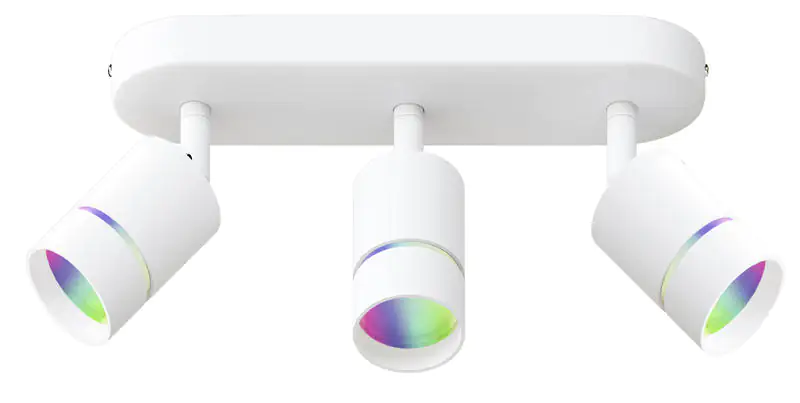 Müller Licht tint 3er LED Spot Nalo weiß 32 x 9 cm weiß RGBW Smart Home