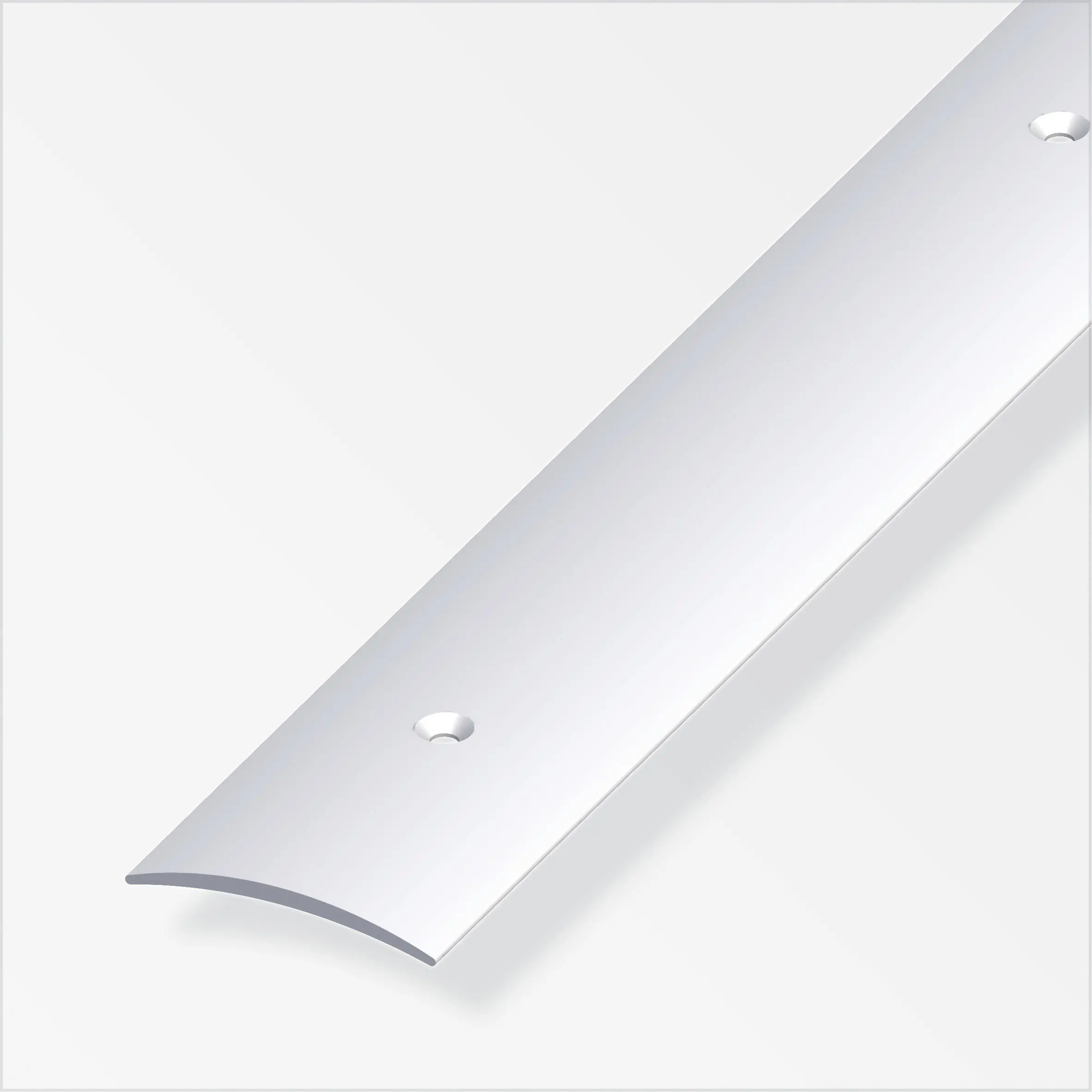 alfer Übergangsprofil 1 m, 20 x 2.5 mm Aluminium eloxiert silber