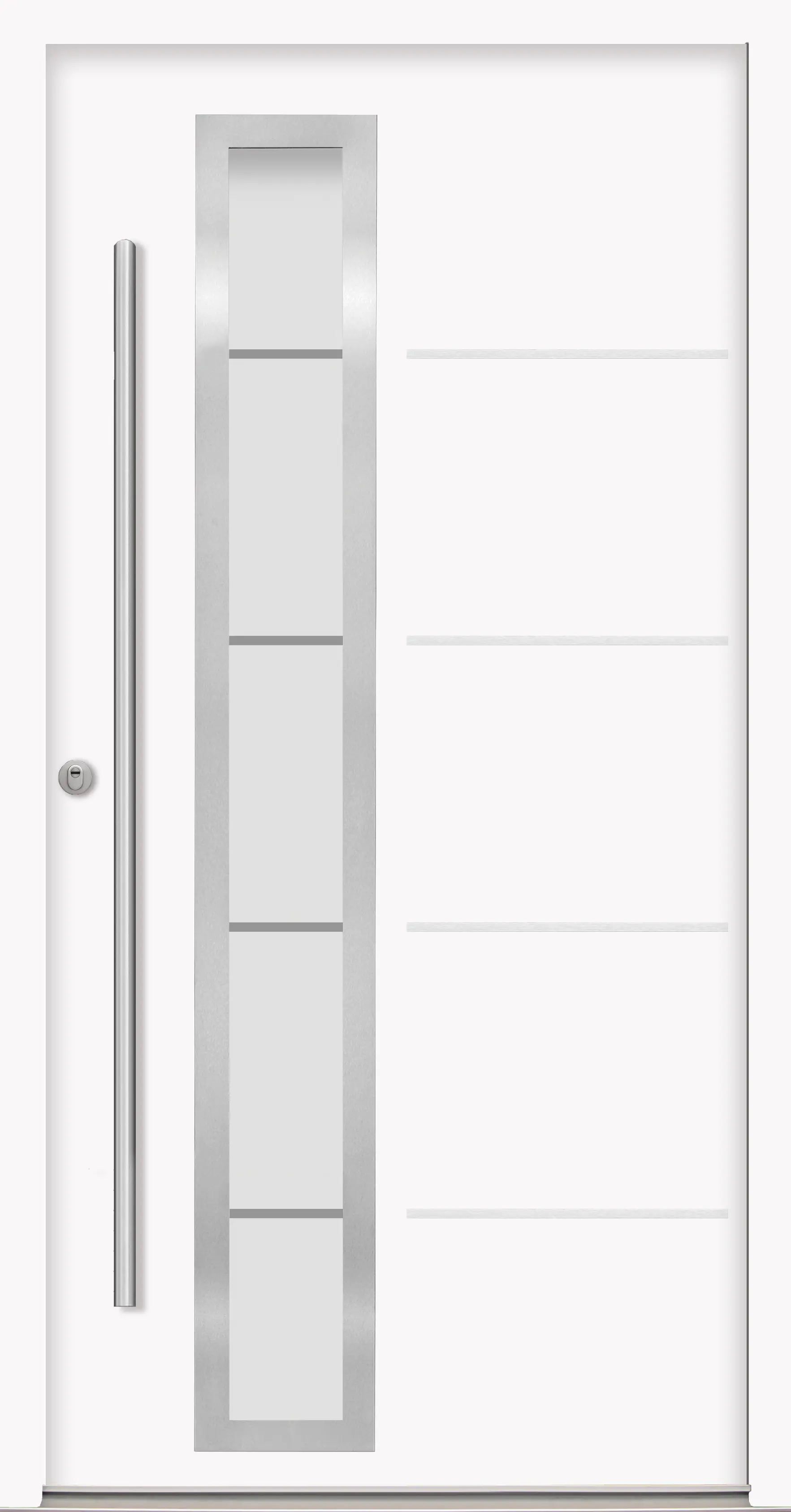 Splendoor Haustür Passivedoor Premium B06 RC2 Weiß DIN Links 110 x 210 cm