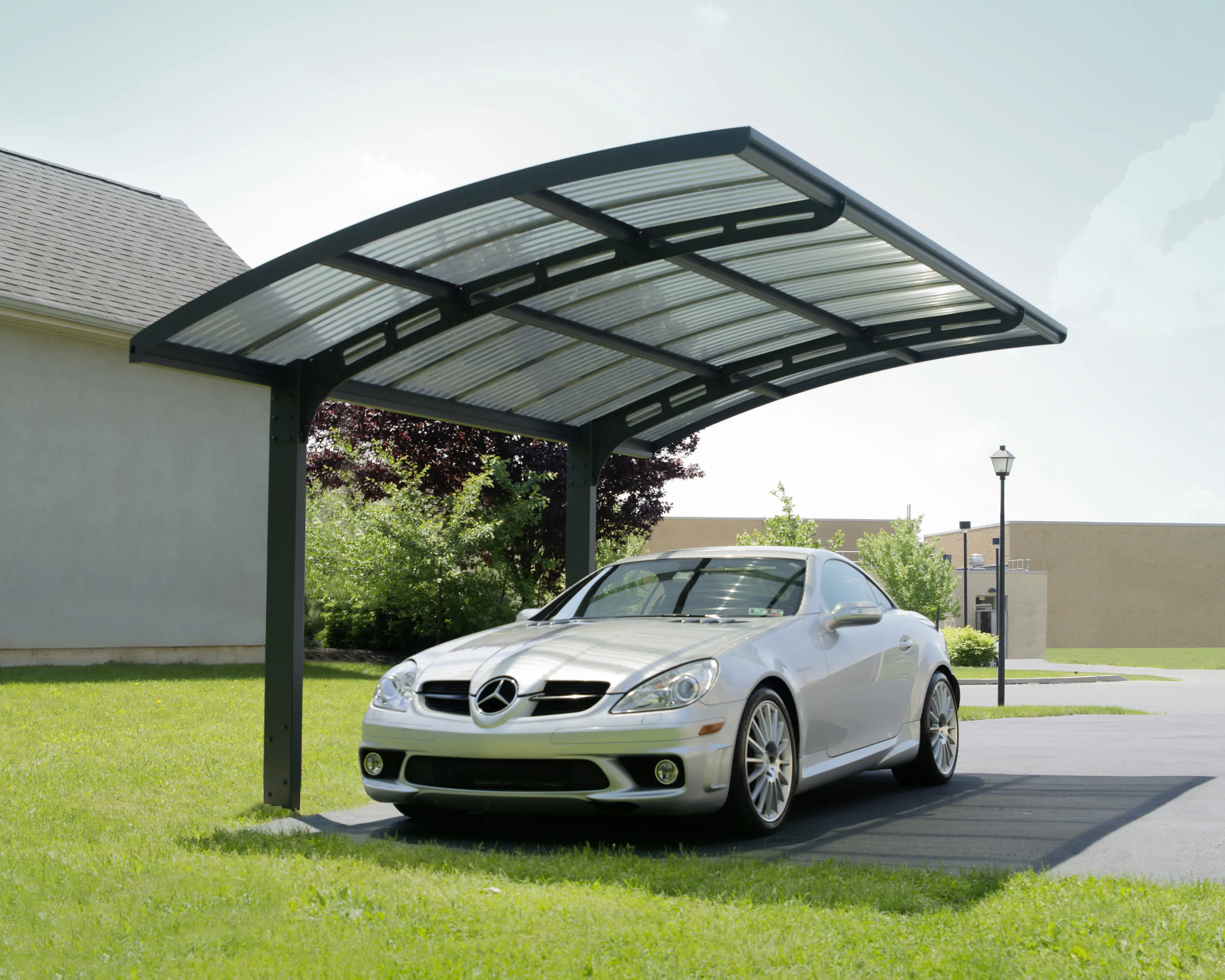 Canopia Carport Arizona Wave 5000 Grau Alu 495 x 289 cm