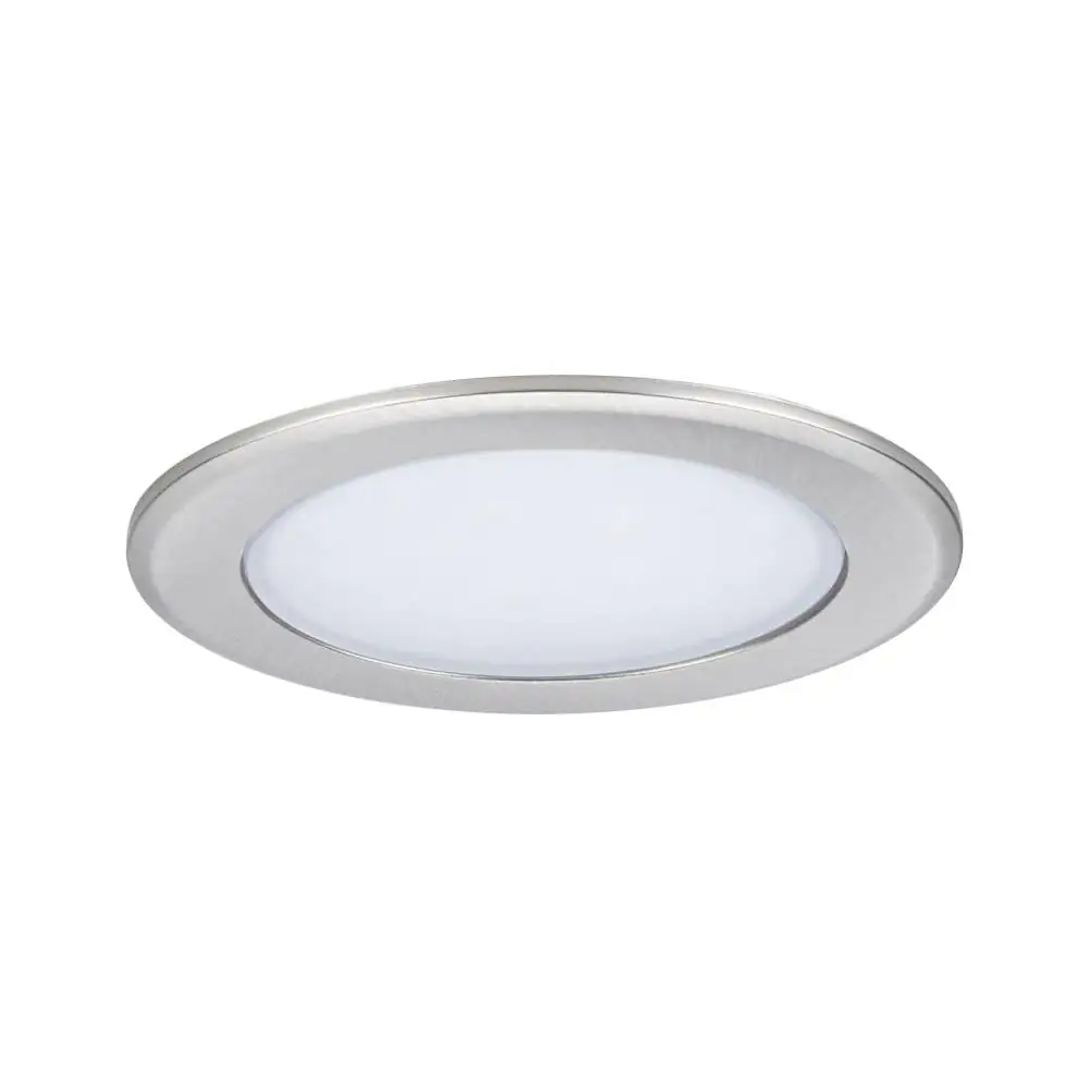 Paulmann LED Möbel-Einbauleuchte eisen gebürstet Ø 6,5 cm warmweiß 3er Set