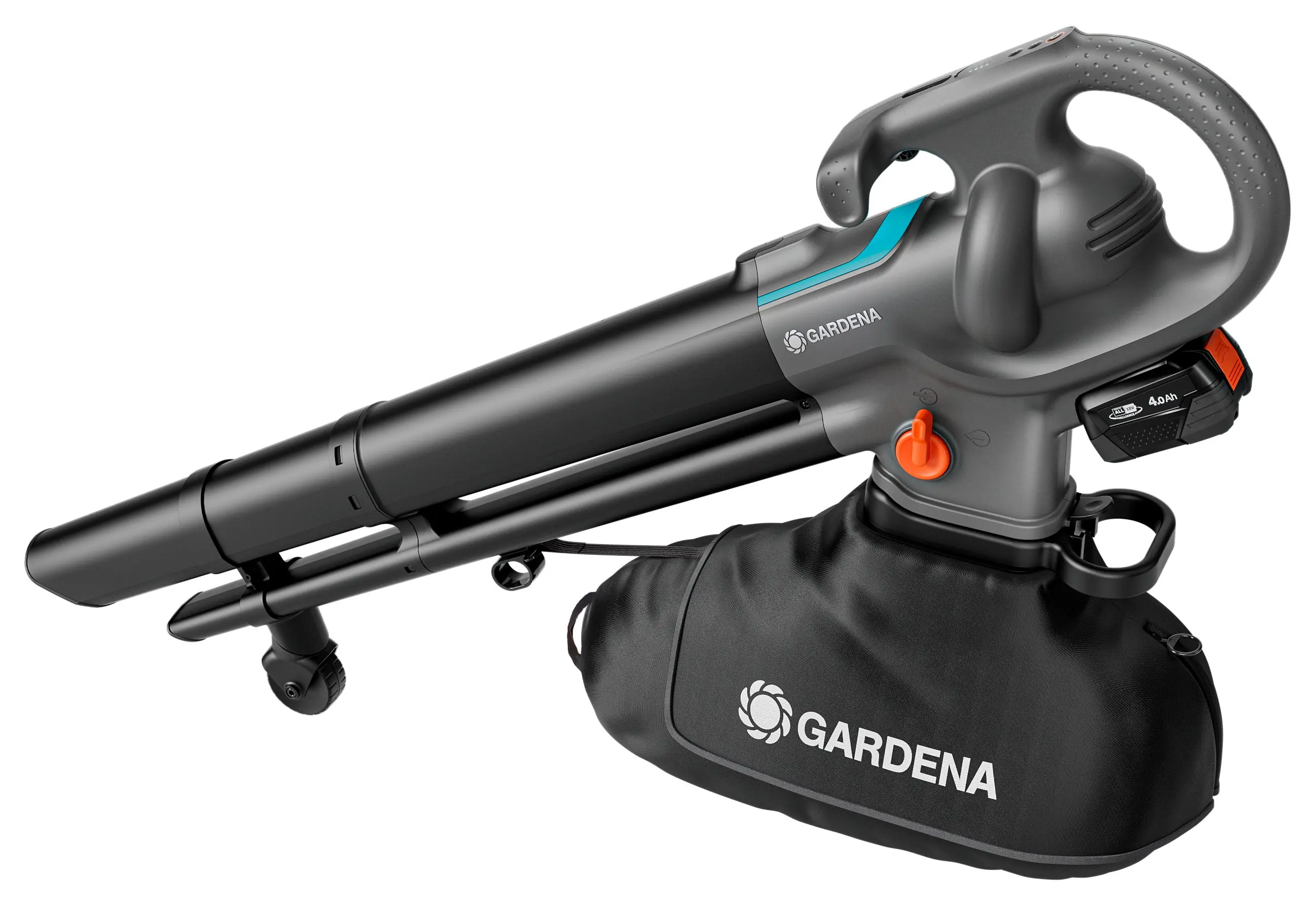 Gardena Akku-Laubbläser PowerJet, 18 V, Ohne Akku, Blasgeschwindigkeit: 250 km/h