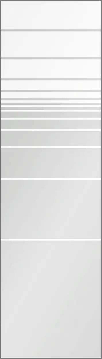 Ambiente Glaszaun Dekor 81 51,5 x 180 cm gehärtetes 8 mm Glas