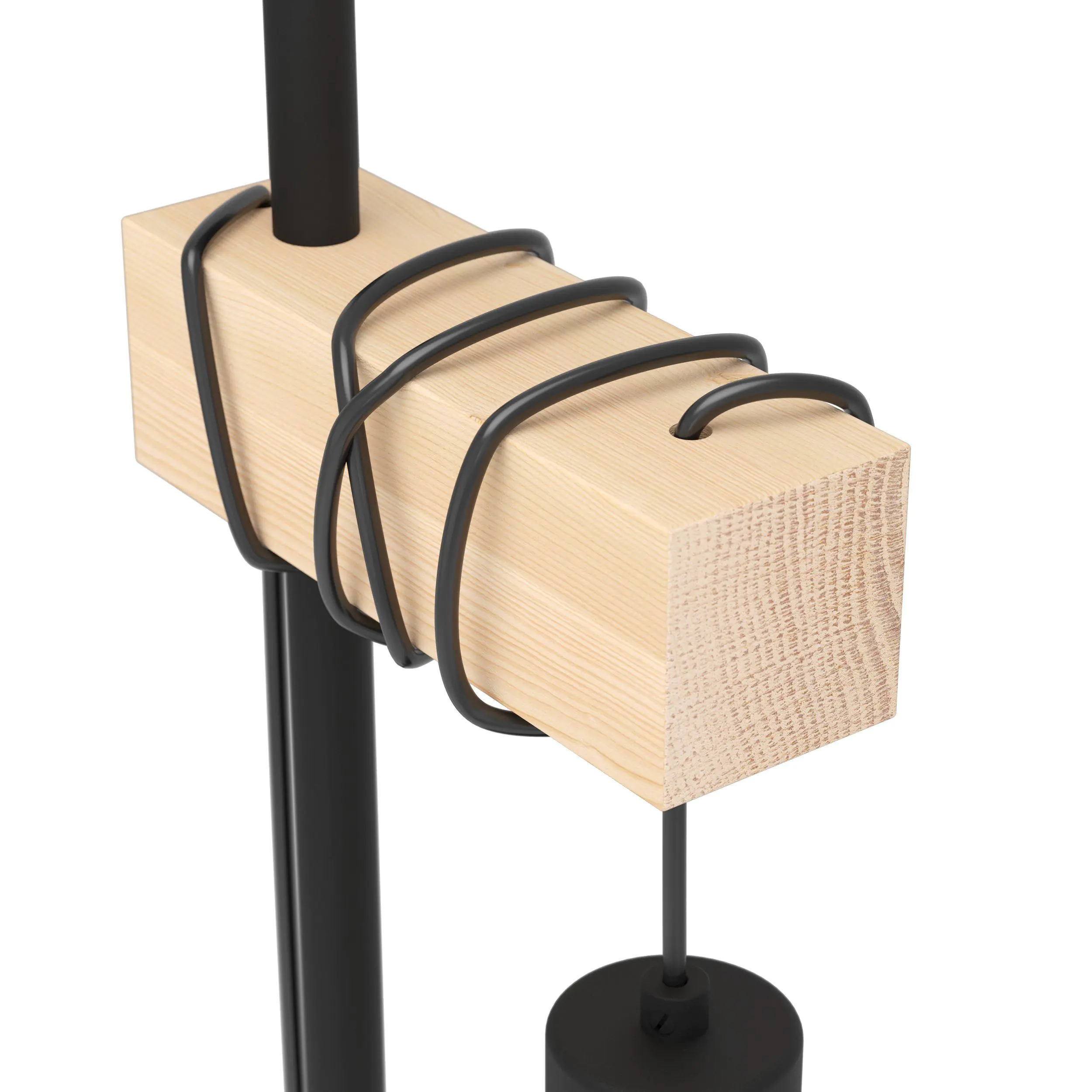 Eglo Tischlampe Townshend 50 x 22 cm schwarz/braun
