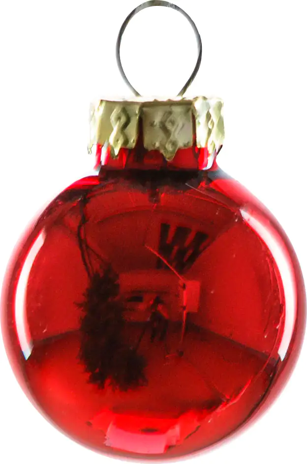 TrendLine Weihnachtskugeln aus Glas Ø 2,5 cm rot 24 Stück