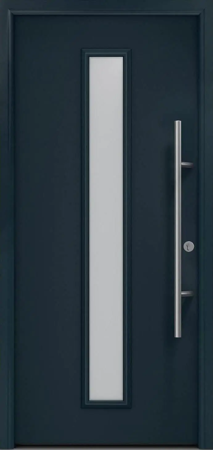 EcoStar Haustür ISOPRO Secur IPS 020 RC2 anthrazitgrau 110 x 210 cm
