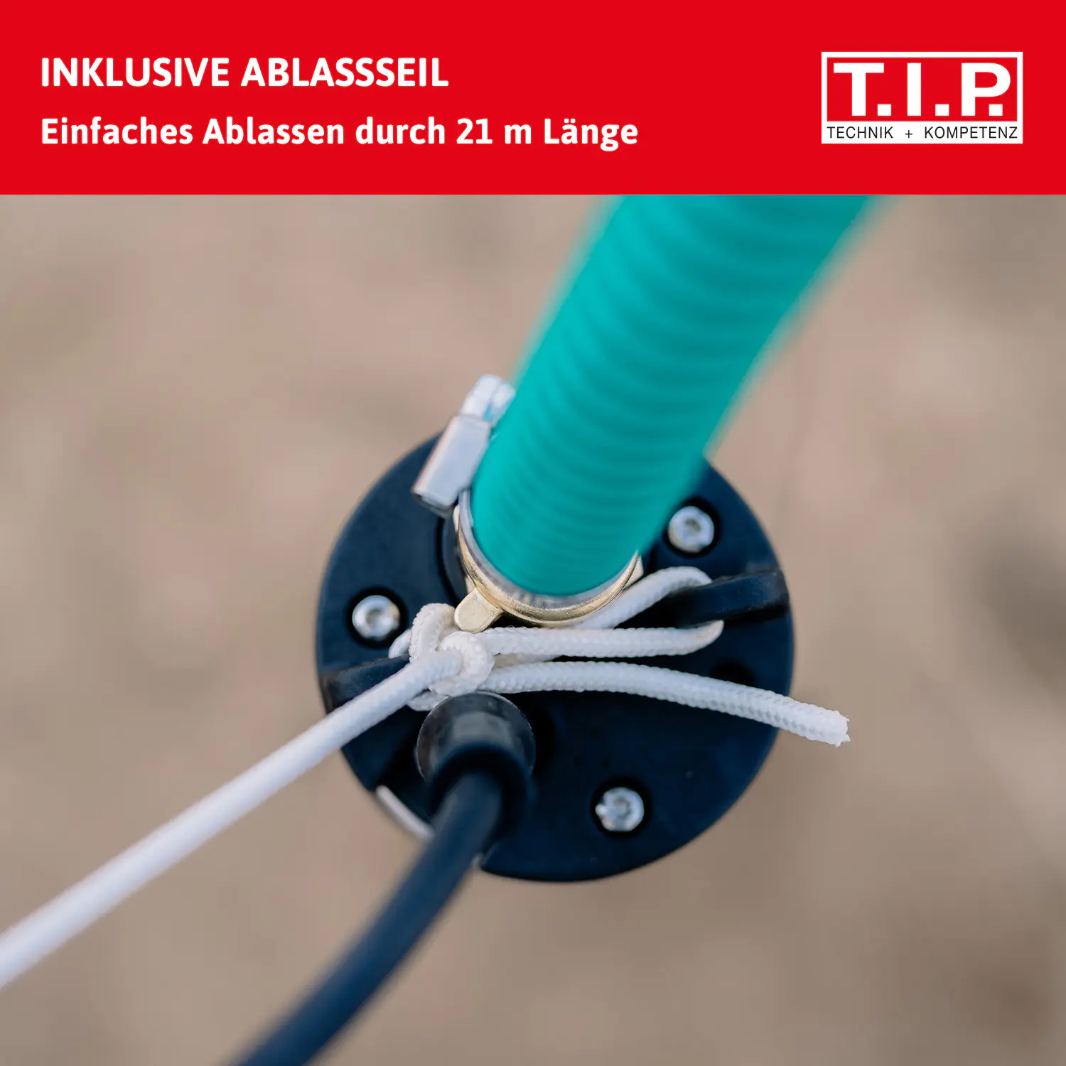 T.I.P. Tiefbrunnenpumpe BigWell 90/53 AUT, 900 Watt, 5.400 l/h, Edelstahl