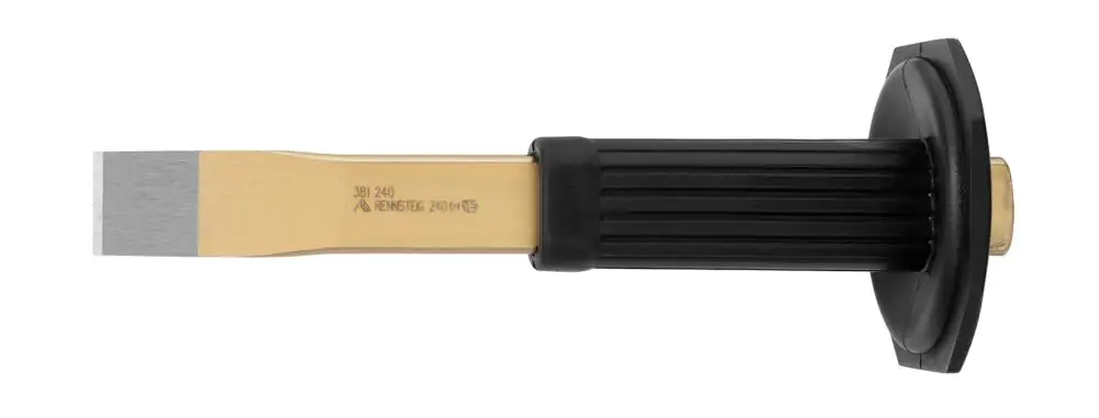 Rennsteig Schlitzmeißel 240 mm mit Handschutz