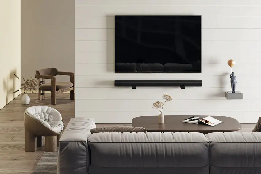 Schwaiger Wandhalter Soundbar max. 15 kg, schwarz, höhenverstellbar