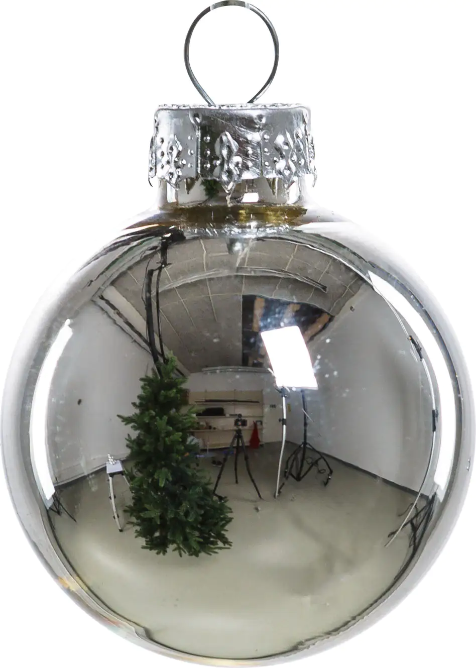 TrendLine Weihnachtskugeln aus Glas Ø 3,5 cm silber 16 Stück