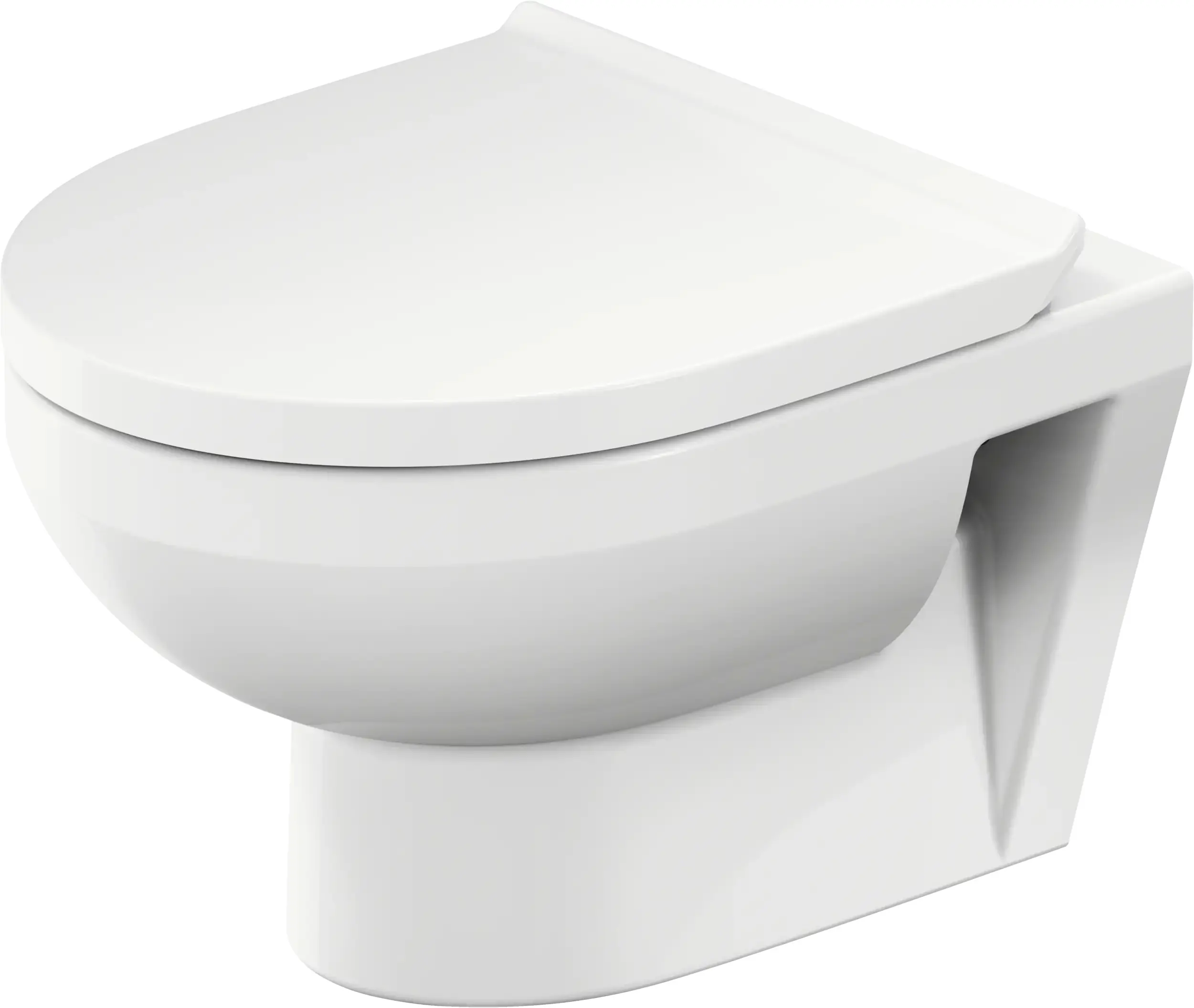 Duravit Wand WC spülrandlos DuraStyle Basic Tiefspüler weiß inkl. WC Sitz