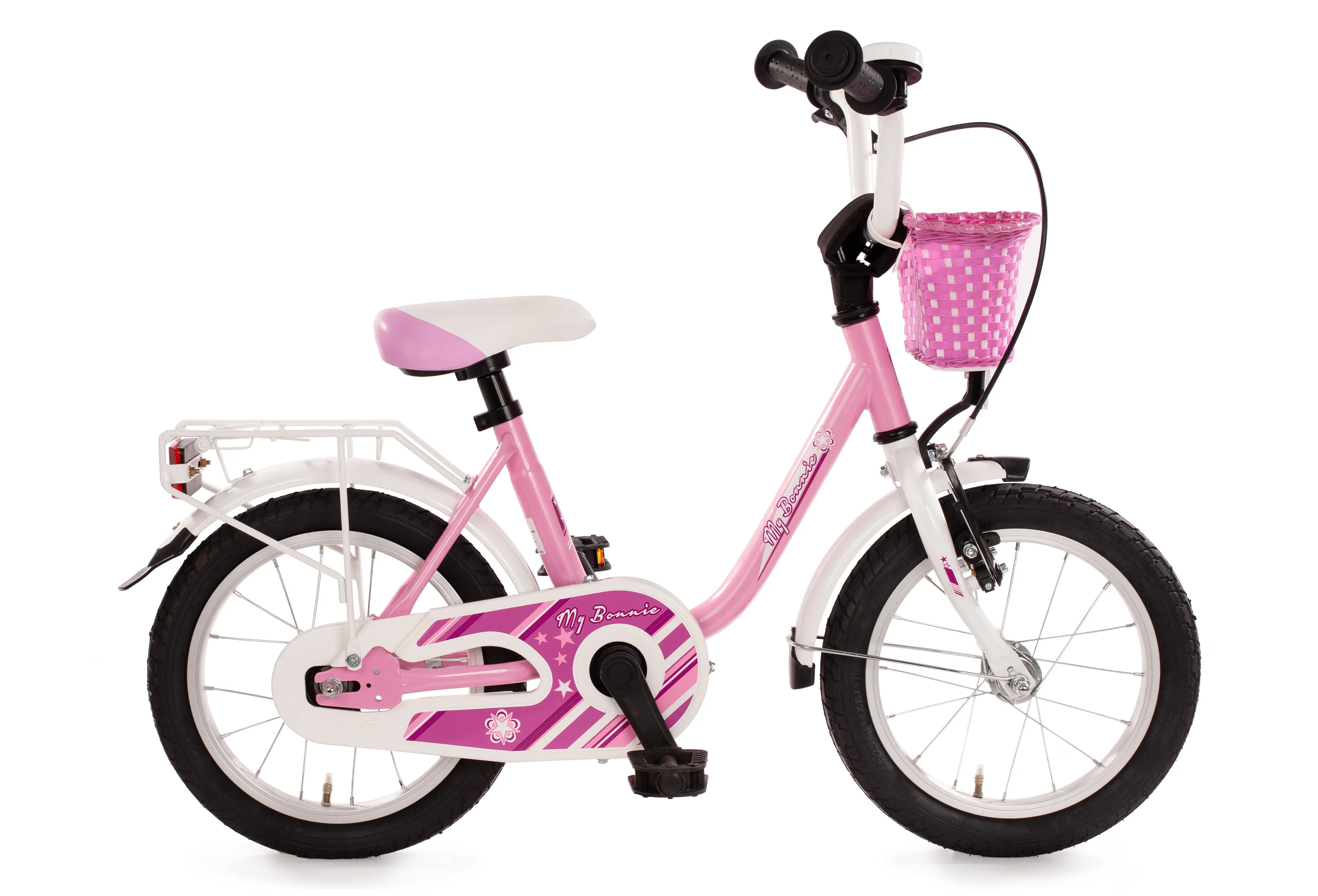 Bachtenkirch Kinderfahrrad My Bonnie 14 Zoll rosa/weiß
