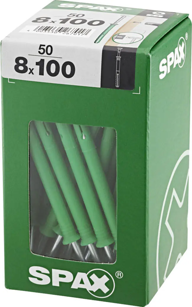 Spax Nageldübel 8 x 100 mm Z3 - 50 Stk.