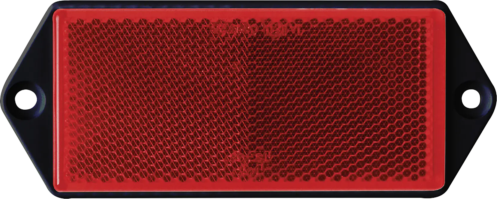LAS Reflektor rechteckig rot 2 Stück