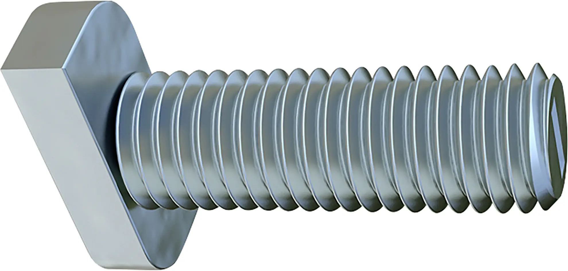 HSI Hammerkopfschrauben rostfrei M8 x 30 mm - 50 Stück Edelstahl A2