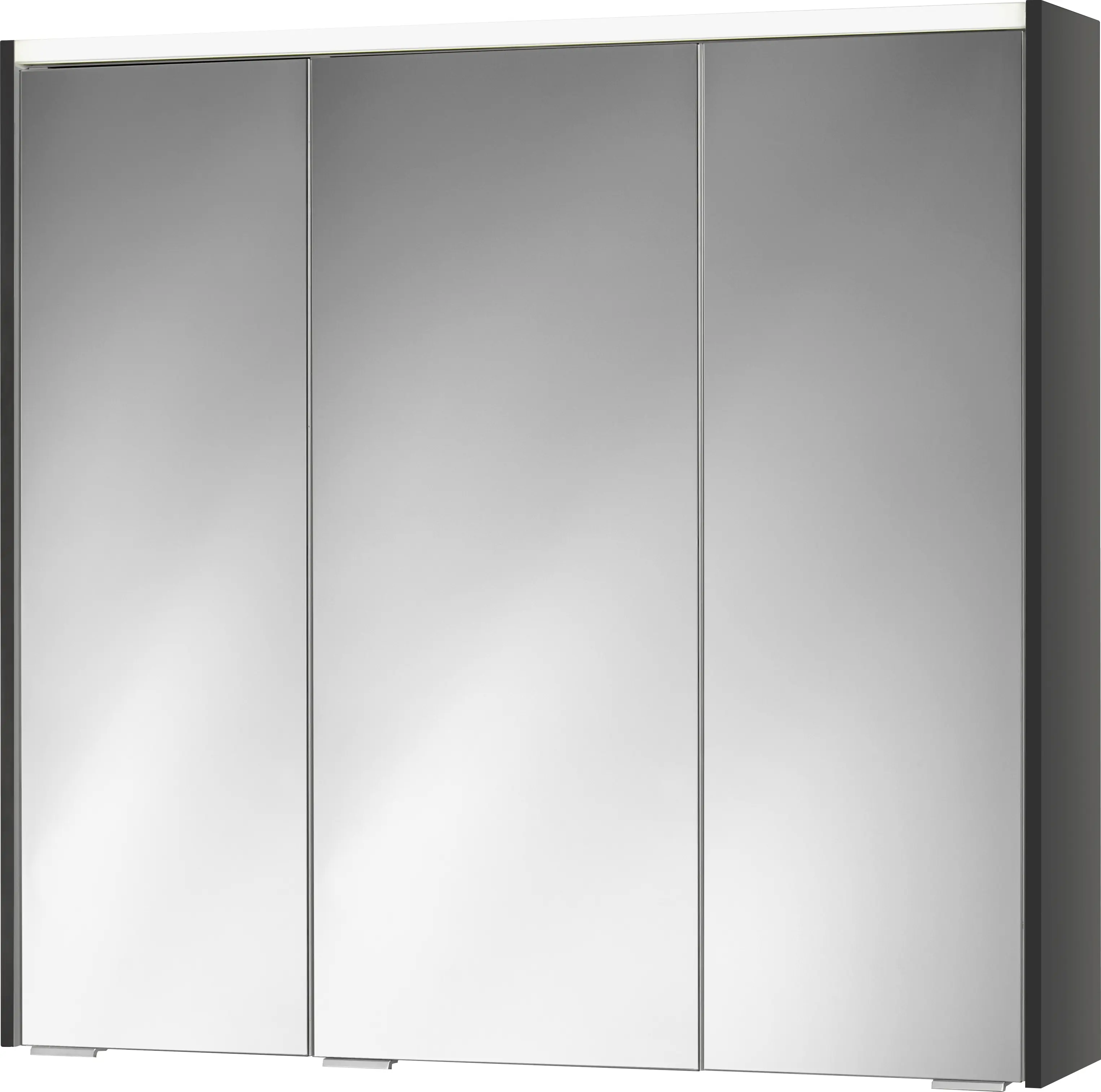 Jockey LED-Spiegelschrank Viola Hortensia anthrazit 80 x 74 cm