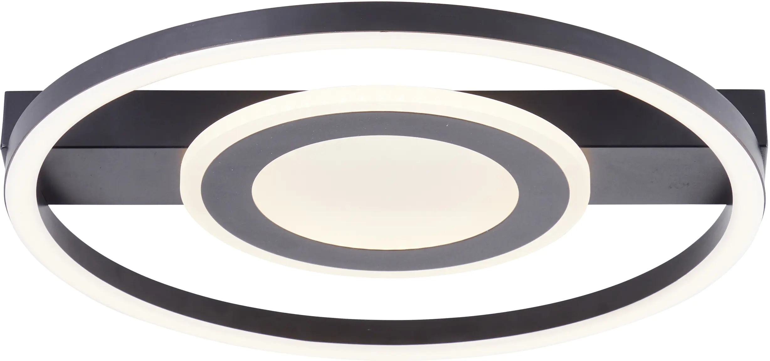 Brilliant Leuchten LED Deckenleuchte Maureen 22W, warmweiß, grau