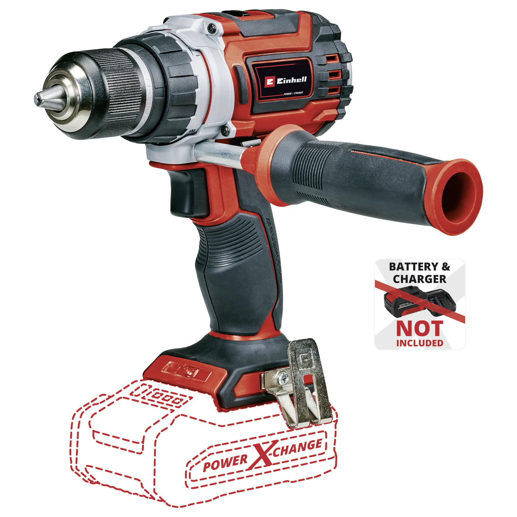 Einhell Professional Akku-Bohrschrauber TP-CD 18/60 Li BL Solo 18 V