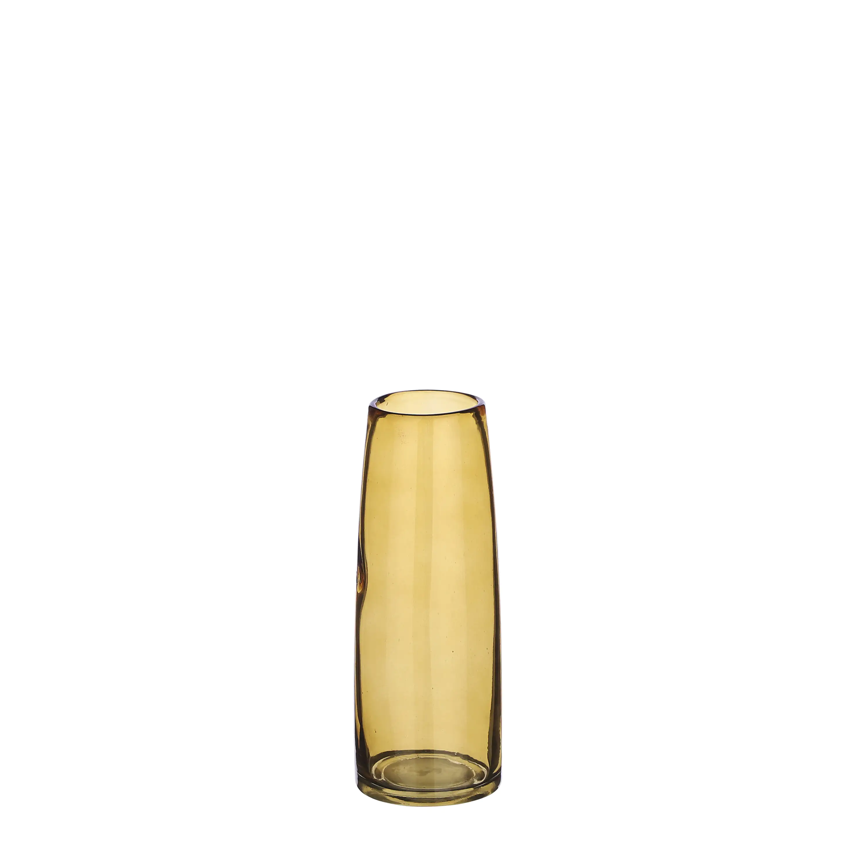 Mica Vase Xandra gelb, 23,5 x 7 cm