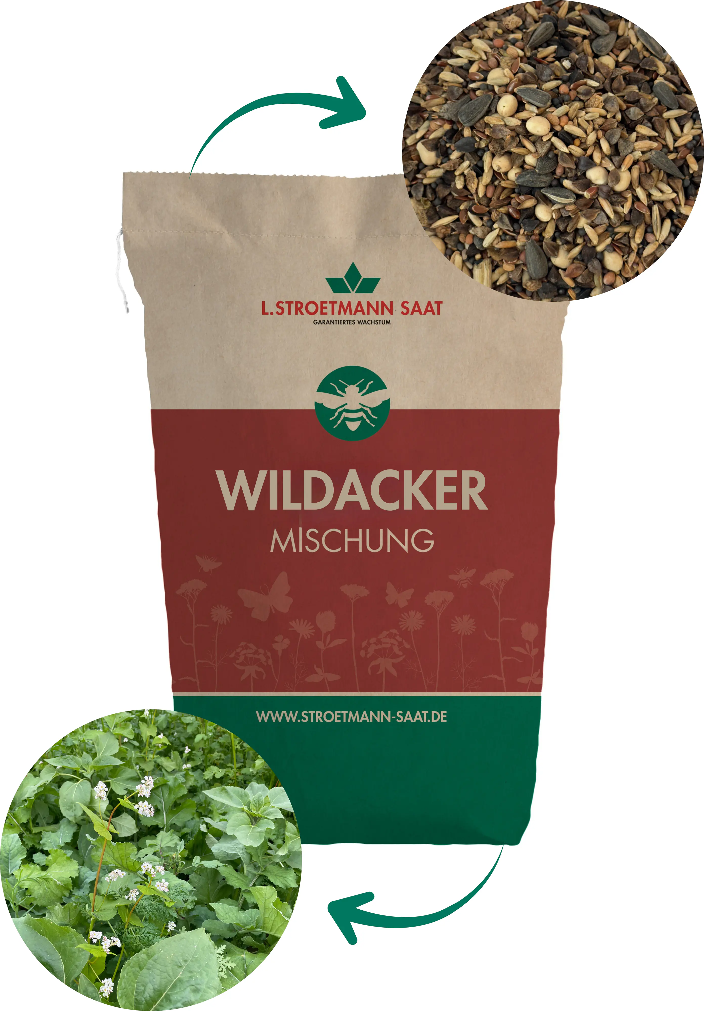 Rasensamen Hegering Wildackemischung Spezial 10kg