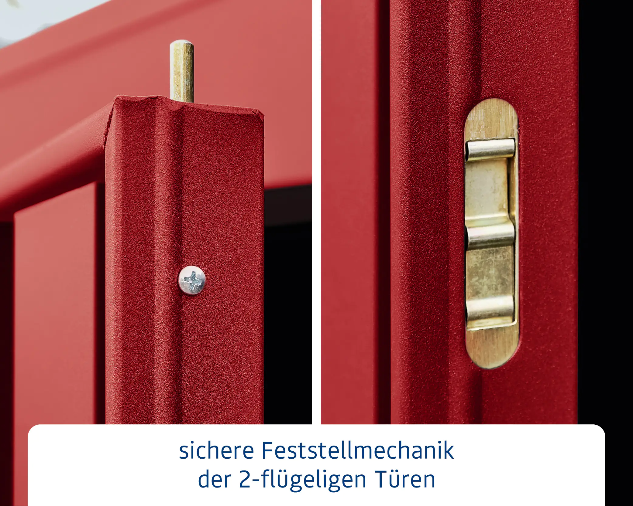 EcoStar Gerätehaus Trend-P Typ 3 purpurrot 312,7 x 283,4 x 232,3 cm