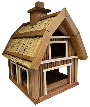 Vogelfutterhaus Villa Pia mit Ständer LxBxH: 36 x 46 x 42/85 cm
